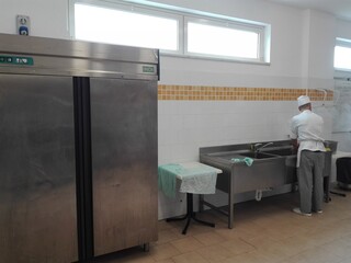 restaurant kitchen interior