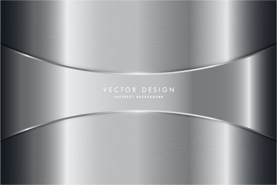  metallic background.Gray and silver metal technology concept.