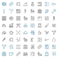 utensil icons set