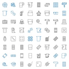 Obraz premium roll icons set