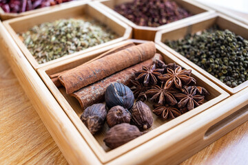 Commonly used cooking spices in Chinese food