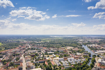 Stadt Brandenburg an der Havel aus der Luft (Luftaufnahme)