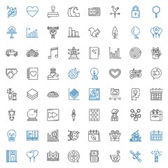 abstract icons set