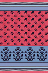 seamless traditional textile saree design decorative pattern background