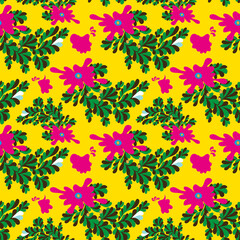 color abstract ethnic seamless pattern in graffiti style with elements of urban modern style bright quality illustration for your design