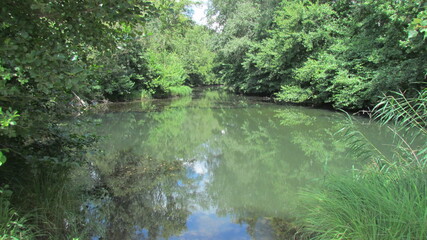 Lac du parc Miribel-Jonage
