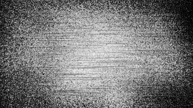 Glitch Analog Static Noise texture. Monochrome, black and white offset flickering noise. Screen damage TV effects and artifacts. VHS. Bad interference. Retro 80s, 90s 4k