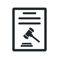 Insurance law icon