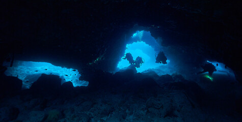 Sao Tome underwater caves