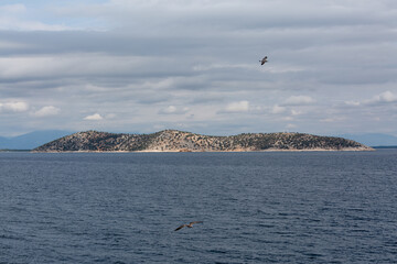Fototapeta na wymiar views on the Thassos island