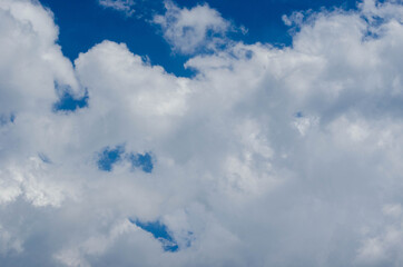 blue sky with clouds
