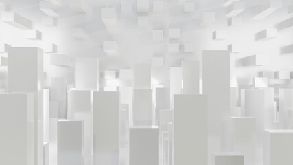 3d rendering background. concept technology in future si-fi