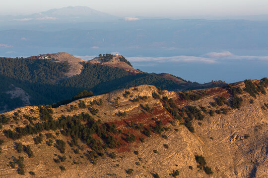 views from Thassos mountain Ipsarion