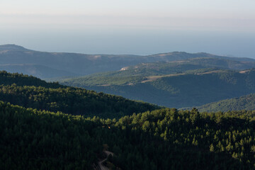 Obraz premium Oldest village in Thassos island Greece Kastro