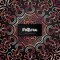 Vector ornamental mandala inspired ethnic art