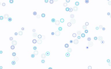 Light Blue, Green vector texture with disks.