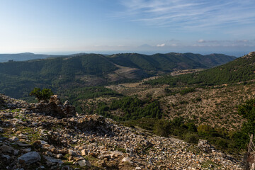 Oldest village in Thassos island Greece Kastro