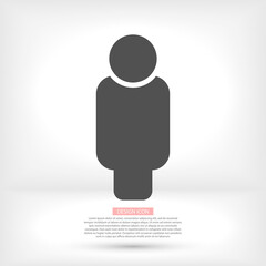 man laptop vector icon. lorem ipsum 10 EPS Design