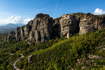 Fototapeta na wymiar rocks of meteora