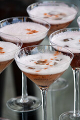 Pink cocktail welcome drinks.
