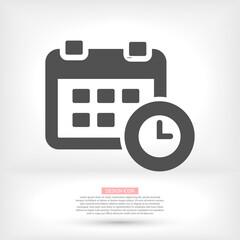 calendar 1 icon vector 10 eps design. lorem ipsum Flat Design JPG