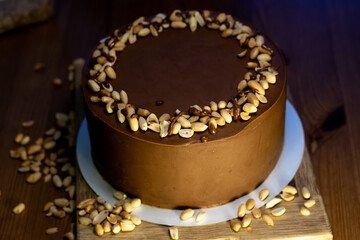 Chocolate peanut cake