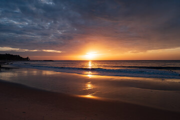 Sunrise on the Beach of Phan Thiet, Vietnam