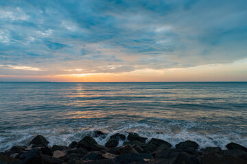 Sunrise on the Beach of Phan Thiet, Vietnam