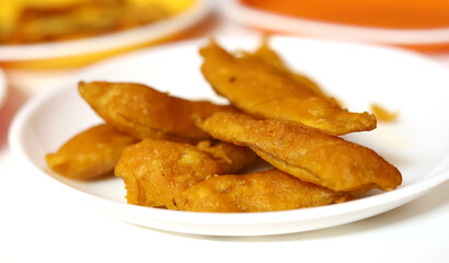 Bajji bonda Indian Street Food, Top view