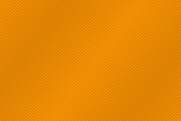 Pop art colorful comics book magazine cover. Polka dots orange and yellow background. Cartoon funny retro pattern. Vector halftone illustration. 90-s style. Template design for poster, card, flyer.