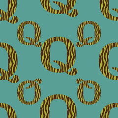 Q from the alfabet repeat pattern print background