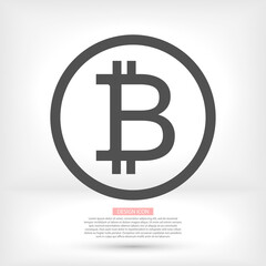 bitcoin icon . vector bitmain . illustration bitcoin . 10 eps bitcoin . simple image bitcoin