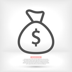 Money Bag Dollar Currency Vector Graphic