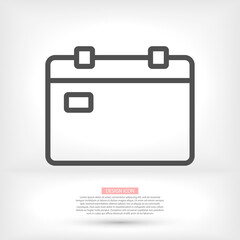 calendar 10 eps bond icon design vector graphics