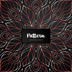 Vector ornamental mandala inspired ethnic art