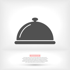 Restaurant cloche vector icon , design Restaurant cloche . illustration Restaurant cloche . Best Restaurant cloche