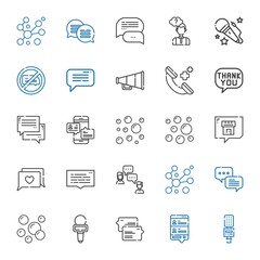 speak icons set