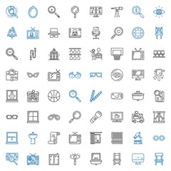 view icons set