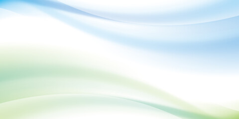 青と緑の波　抽象的な背景