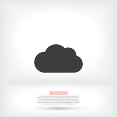 Download vector icon, cloud storage symbol. Modern, simple flat vector illustration of website or mobile application.