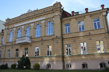 vintage college building in city of Mogilev
