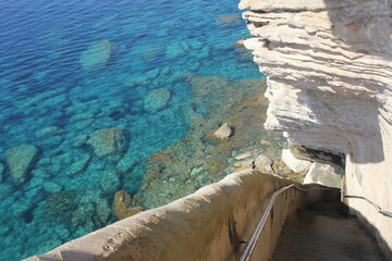 Escalier du roi d'Aragon, Bonifacio, Corse