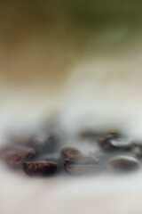 hot coffee beans in the sky