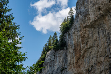 A close up of a rock mountain