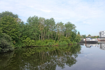 Landzunge am Geesthachter Hafen