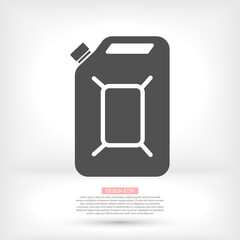 Oil canister icon, gasoline icons vector. Simple illustration of icon vector icons of oil canister oil vector icons for web refueling vector icons
