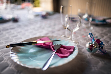 Diner table at an event