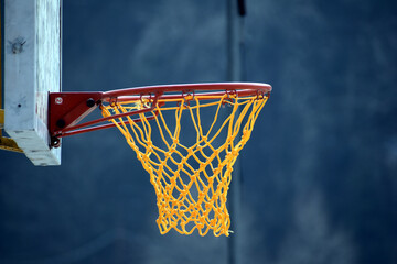Beautiful picture of closeup basket ball net