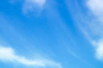 blue sky with beautiful natural white clouds	