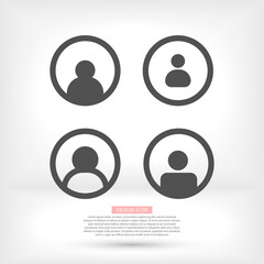 Businessman vector icon style many linear people.